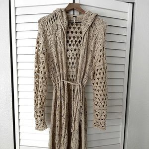 Free People Crochet Duster